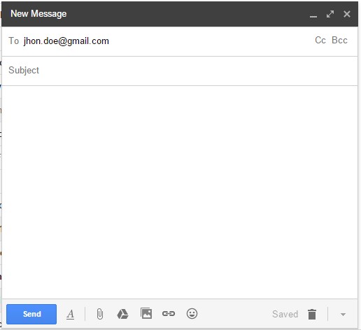 Transferir Archivos PDF desde la PC al iPad Usando Emails- escribe un email