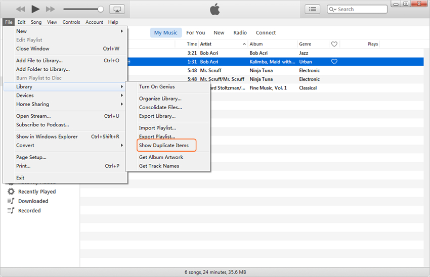 Eliminar canciones duplicadas en iPad - Eliminar canciones duplicadas en iTunes