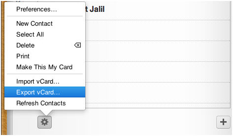Transferir los contactos del iPhone a Gmail Usando iCloud