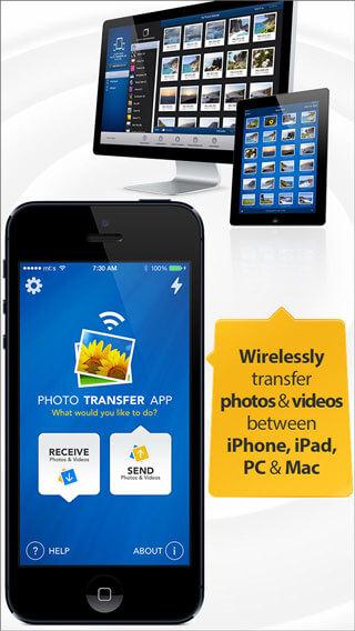 aplicación de transferencia de fotos de iPhone