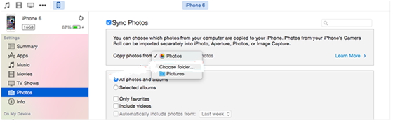 Transfiere Fotos desde el iPhone al Ordenador con iTunes