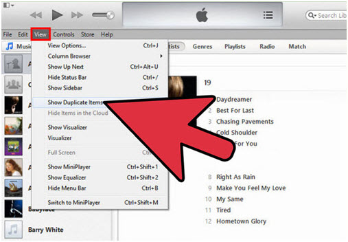 Eliminar Canciones Duplicadas en iPod/iPhone/iPad-mostrar duplicado