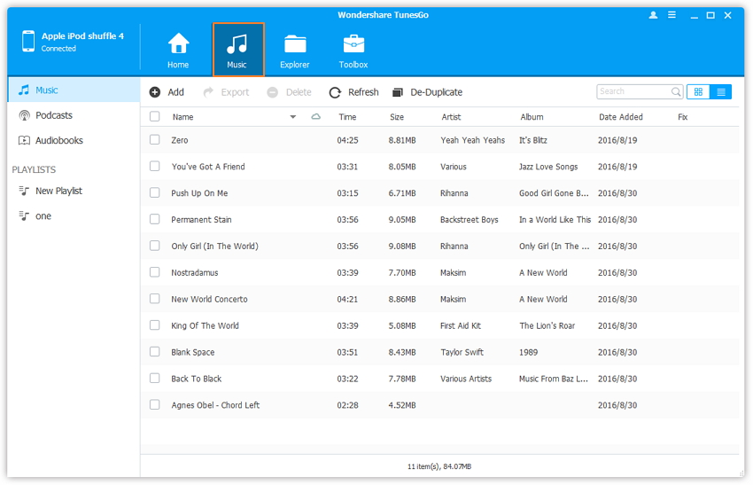 transferir canciones desde el ipod shuffle a itunes