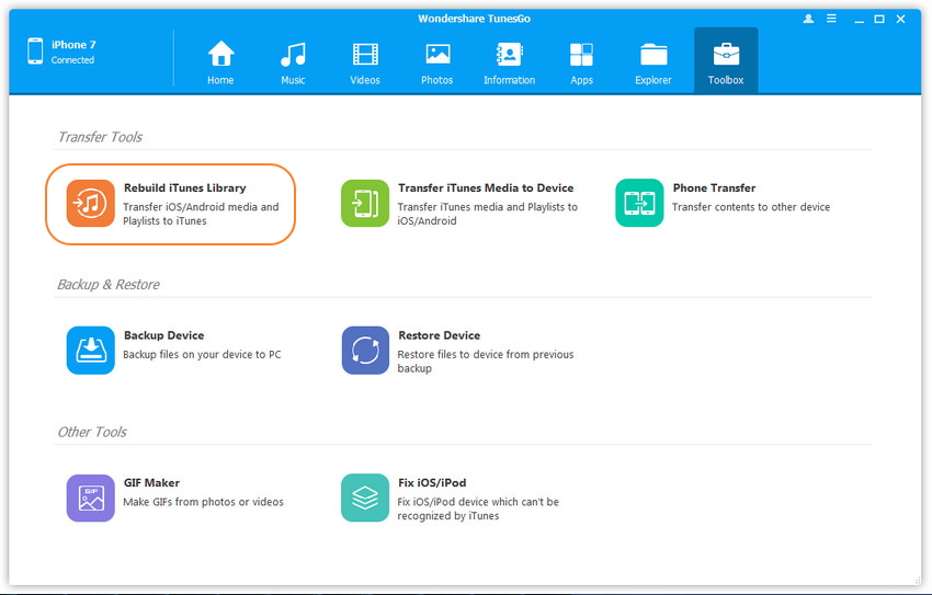 Export Apps from iOS Devices to Computer for Backup  - connect your Apple device