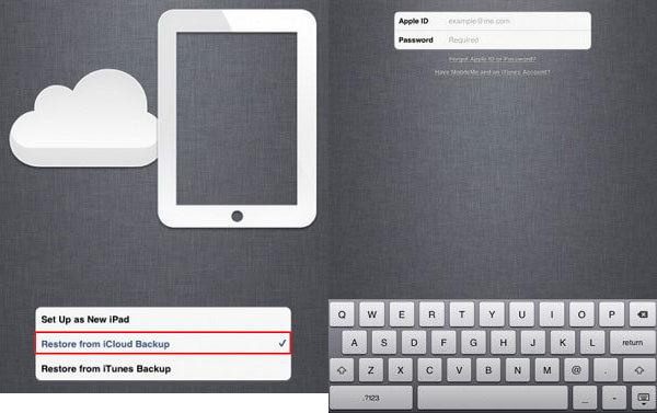 Move Files to iPad mini 2 - Restore iPad mini2 from iCloud Backup