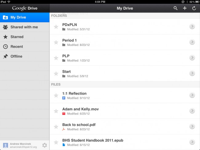 Transférer des photos d'un iPad vers un PC à l'aide de Google Drive - Démarrer Google Drive