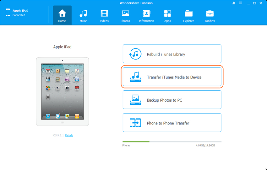 Un ordinateur et plusieurs iPhones, iPads et iPods - Ajouter de la musique à iPad