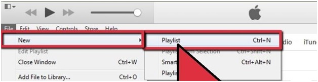 Synchroniser la musique avec l'iPhone - créer une nouvelle playlist