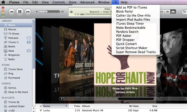 itunes scripts