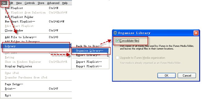 Transférer de la musique iTunes depuis PC vers MAC-organiser la bibliothèque