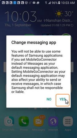 comment supprimer des messages Android