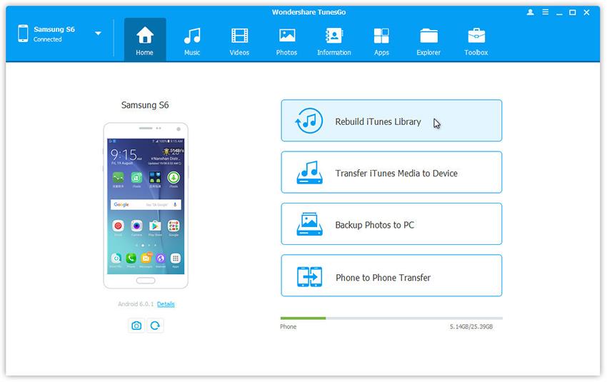 étape 1 - transfert de téléphone vers téléphone