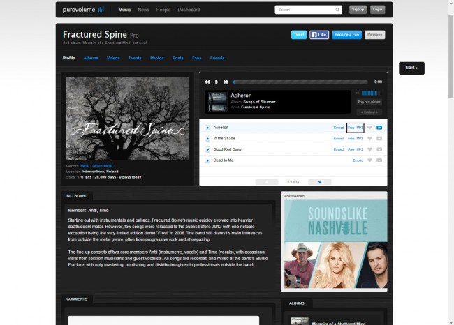 Download Music from Purevolume to PC - Download Music