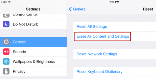 sync contacts from iphone to iPad with icloud -step 2: turn in the iCloud backup