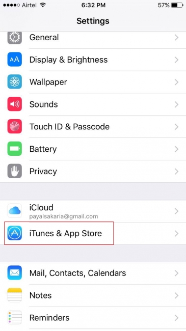 Transfer Apps From iPhone to iPad With iCloud - Go to iTunes& App Store