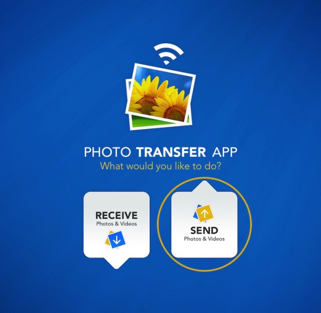 Transfer Photos from iPad to PC Using the Photo Transfer App - Start App