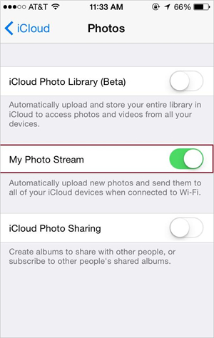 Transfer Photos from iPhone to iPad Using Photo Stream