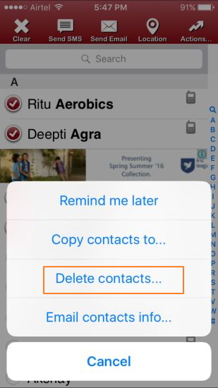 come eliminare i contatti su iphone con un app per iphone