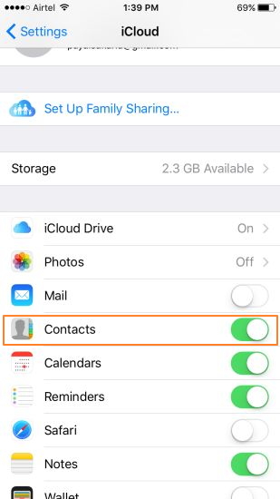 come unire i contatti duplicati su iphone con icloud