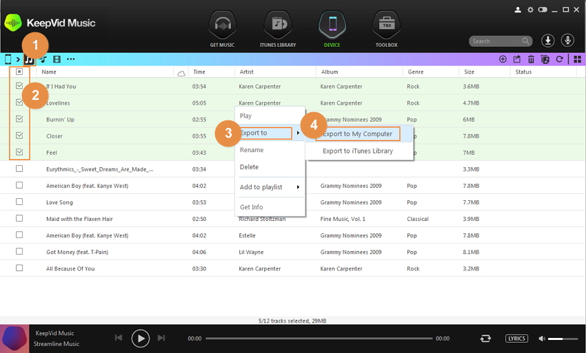 copiare musica da ipod a usb flash drive con tunesgo