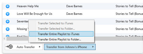 esportare playlist da itunes a testo