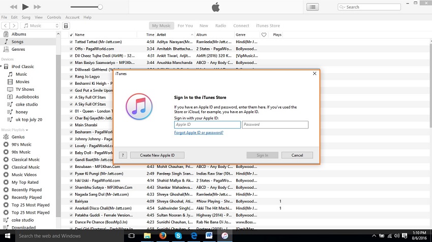 estrarre musica dall ipod al computer con itunes