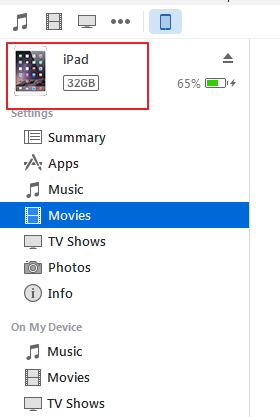 Transfer MP4 to iPad with iTunes