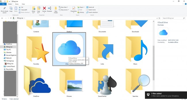 Transfer PDF Files from PC to iPad Using iCloud - Open iCloud Drive folder