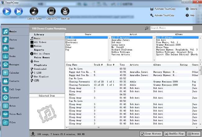 Transfer Notes from iPad to Computer Using Third-Party Apps - TouchCopy