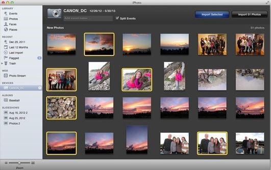 Transfer iPhone Photos to flash drive - using iPhoto step 2