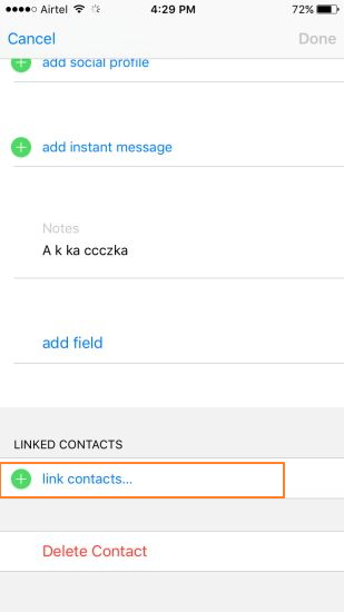 Hoe kan je Dubbele contactpersonen samenvoegen op iPhone Handmatig
