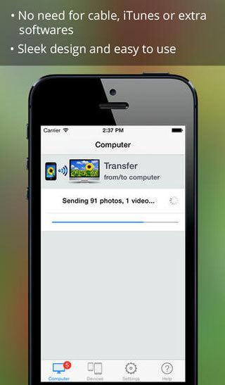 Foto's transfer app