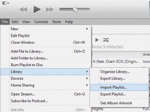 Kopieër afspeelijsten van Ipod naar itunes -import playlist