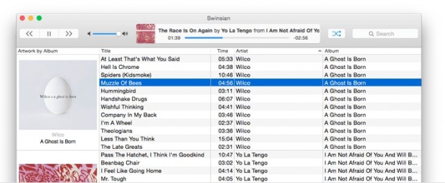 iTunes Alternativen voor Mac-swinsian