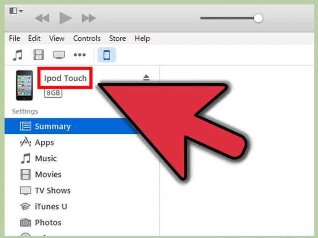 How to Transfer Songs from iTunes to iPod Using iTunes- click devices