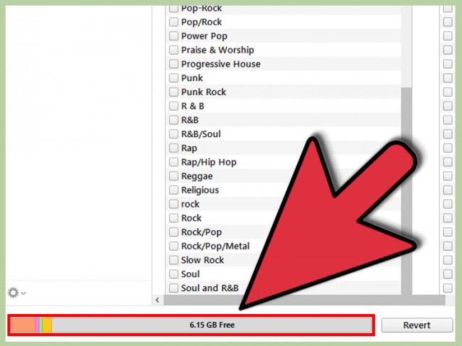 How to Transfer Songs from iTunes to iPod Using iTunes- free space available
