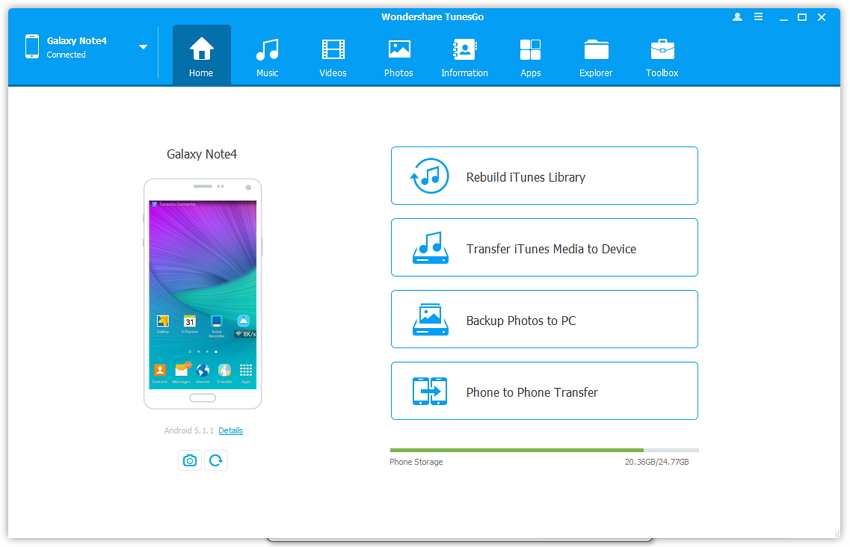 Ringtone Maker for Android - connect devices with computer 