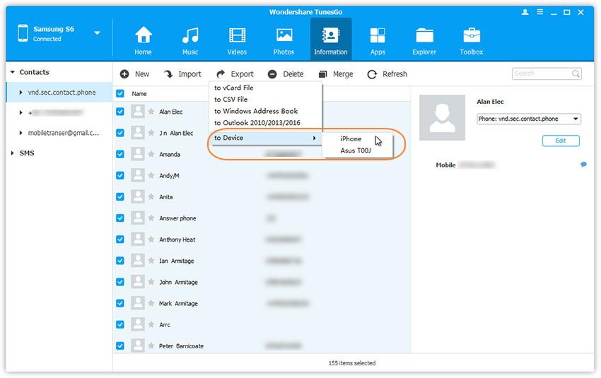 download android contacts manager for pc