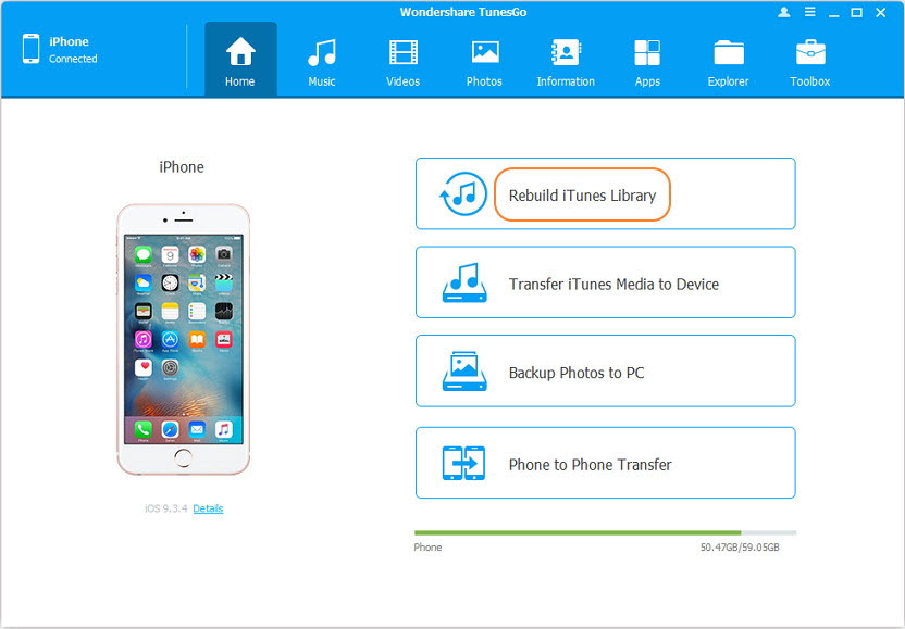 stream music from iphone to pc with ios file manager