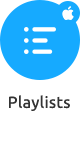 Playlists supported by TunesGo