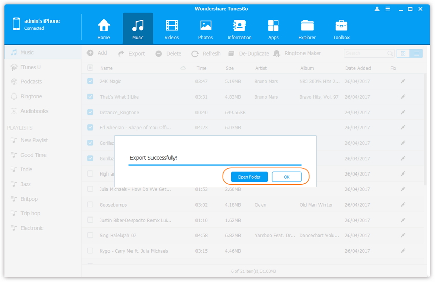 Transfer Audiobooks on iPhone to Computer