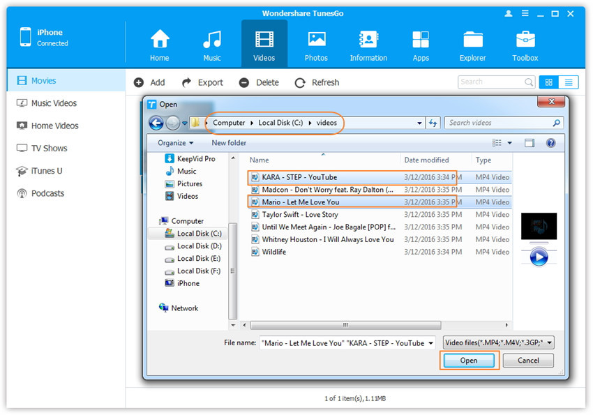 [Wondershare] Transfer Videos from Computer to iPhone/iPad/iPod