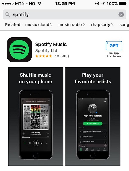 reinstall music app