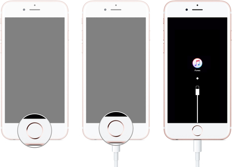 gendannelsestilstand til iphone 6