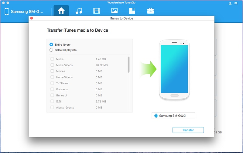 how to sync android with mac itunes